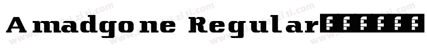 Amadgone Regular字体转换